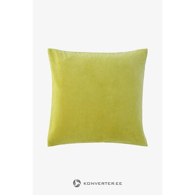Lime Green Velvet Pillowcase (Celina) 50x50
