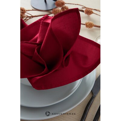 Red napkin set 4 pcs (kit) 45x45