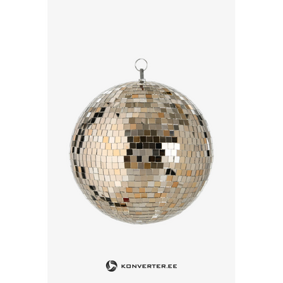 Decorative disco ball (bling) with beauty flaws