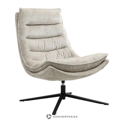 Beige Swivel Armchair Brava (Pro Living)
