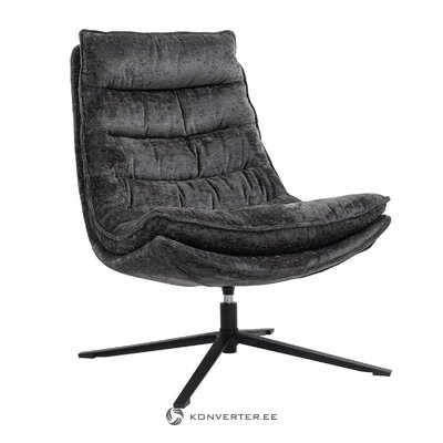 Dark gray armchair Brava