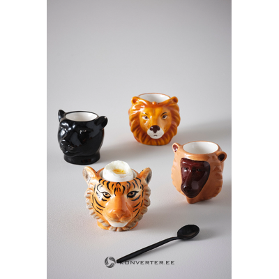 Egg cup 4 pcs in a set (buddies)