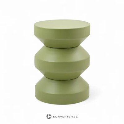 Металлический приставной столик цвета хаки Bumpi