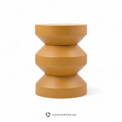 Orange Metal Side Table Bumpi