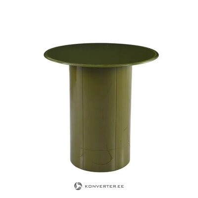Зеленый круглый журнальный столик (Carnac) D50