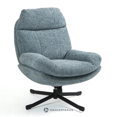 Light Blue Swivel Armchair Chill