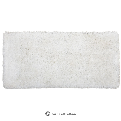 Baltas pūkuotas kilimas (cide) 80x150