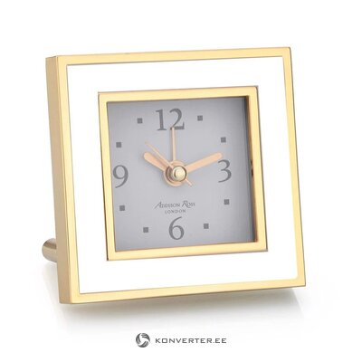 White Gold Alarm Clock