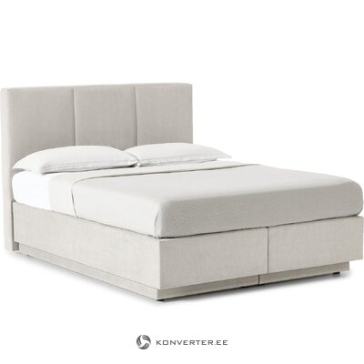 Light gray Bed (Oberon) 140x200