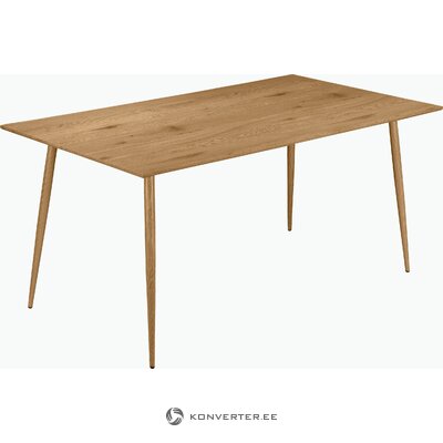 Light brown dining table (120cm) (eadwine)