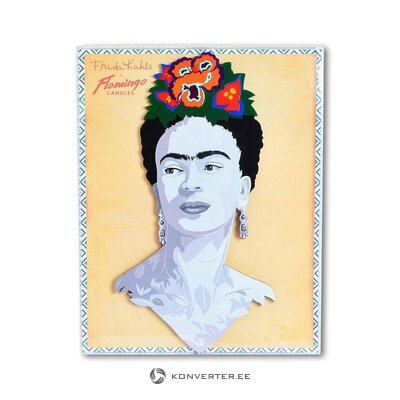 Dekoratiiv Seinakaunistus Frida Kahlo (Flamingo Candles)