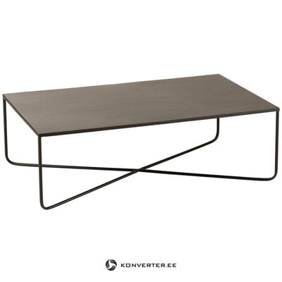Musta metallinen sohvapöydän risti (Jolipa) (pienet puutteet, salinäyte)