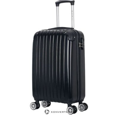 Black medium-sized suitcase denali (wave paris) h=65 with cosmetic defects
