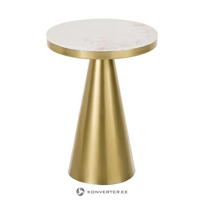 Zelta marmora kafijas galdiņš (Zelda)