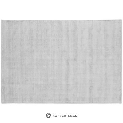 Silver gray viscose carpet (jane) 160x230cm