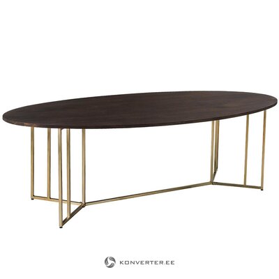 Mango dining table (luca) (whole, in a box)