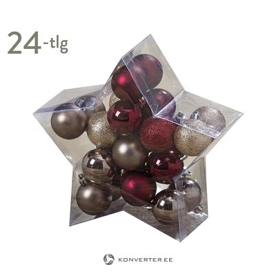 Christmas jewelry set 24-piece (boltze) (whole, hall sample)