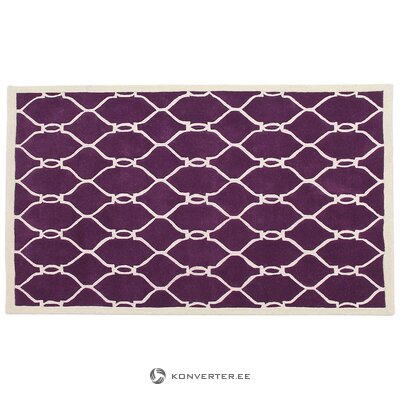 Violeti balts paklājs (paklājs)