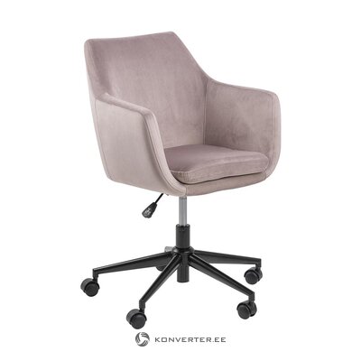 Офисное кресло из розового бархата (actona)
