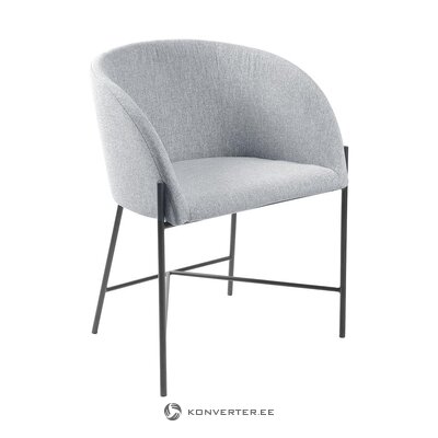 Šviesiai pilka-juoda kėdė (interstil dänemark)
