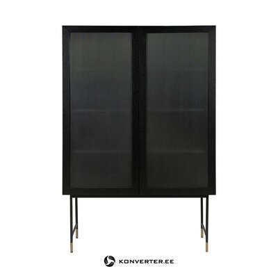 Black design display cabinet (zago) with cosmetic defects