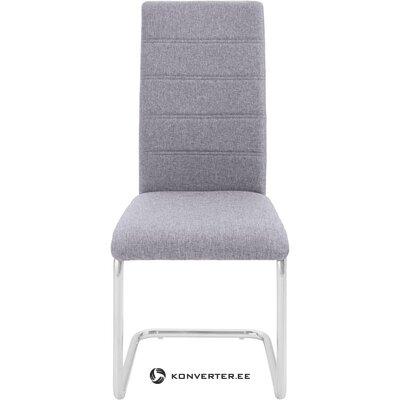 Light gray fabric soft chair (doris)