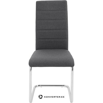 Dark gray soft chair (doris)