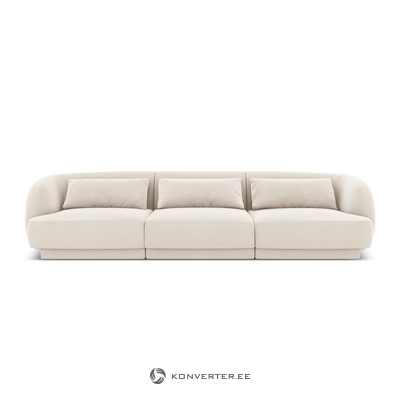 Beeź aksominė sofa tulum (kosmopolitiška)