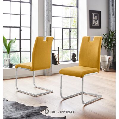 Yellow console chair (carrie)