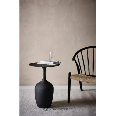 Black round coffee table (fioro) ø41