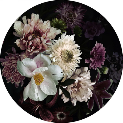 Ümmargune Seinapilt Floral Bouquet 1