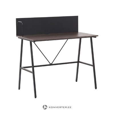 Dark wood desk (hastings) 100x50