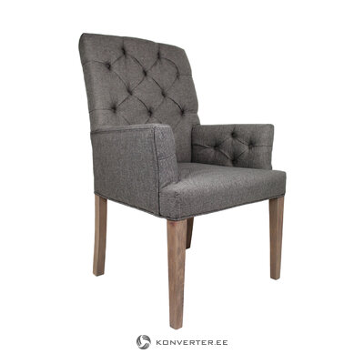 Серо-коричневое кресло лондон (henk schram)