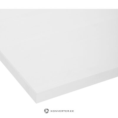 Valkoinen massiivipuinen työtaso 150cm (oslo) kokonaisena, laatikossa