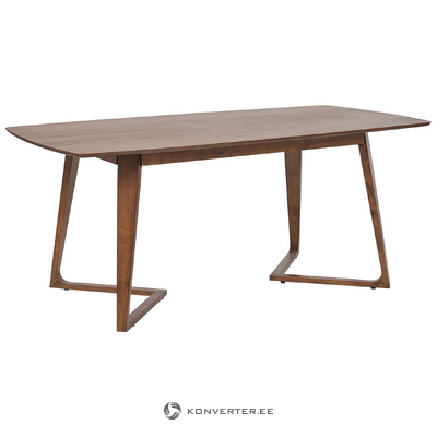 Dark wood dining table (huxter) 180x90