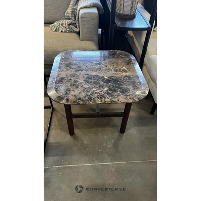 Ruskea marmorinen sohvapöytä hammond (rw) ehjä