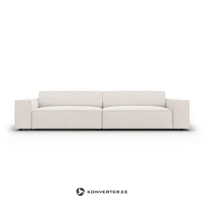 Sofa (jodie) micadoni limited edition light beige, structured fabric, 70x102x244