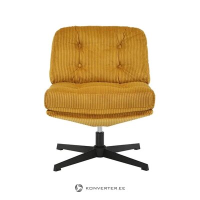 Yellow Swivel Armchair Karo