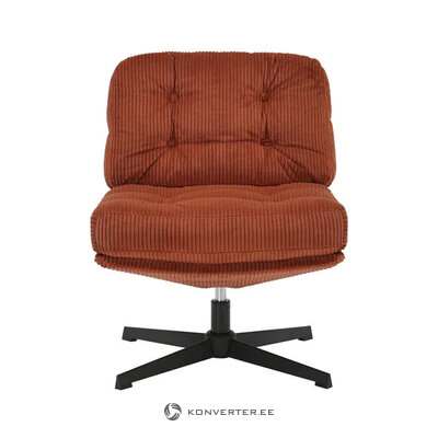Terracotta Swivel Armchair Karo (Pro Living)