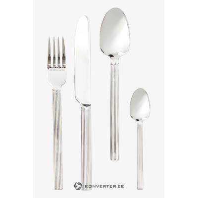 Silver cutlery set 24 pieces (lexi)