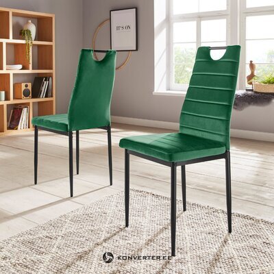 Dark green velvet chair (mandy)