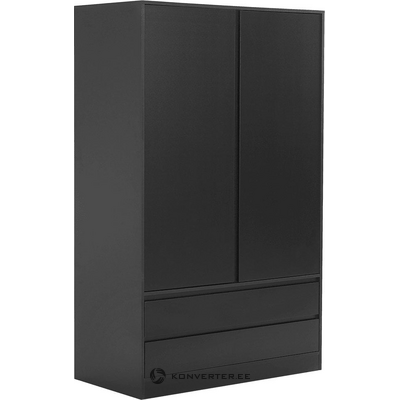 Черный шкаф с раздвижными дверями marlow