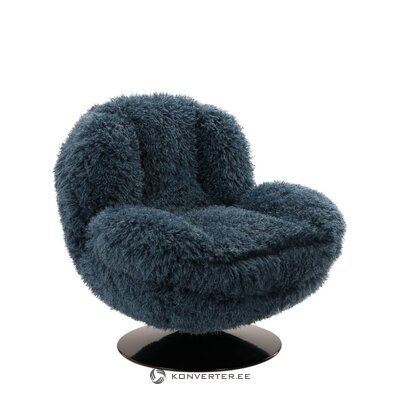 Tumesinine pöörlev tugitool (memento faux sheepskin)