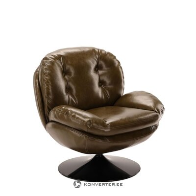 Pruun pöörlev tugitool (memento faux leather)