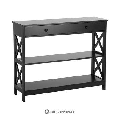 Консольный стол черный (монтгомери) 100x80