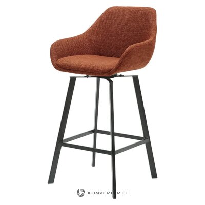 Барный стул из терракоты с рисунком мха