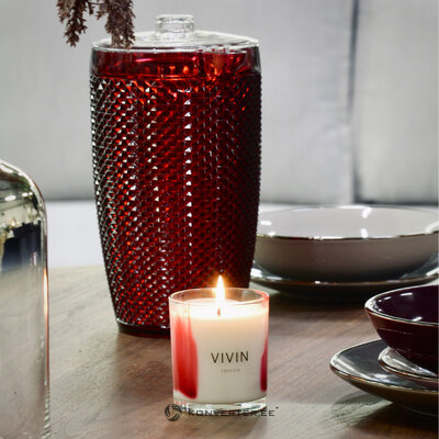 Scented soy candle myrrh (vivin) whole