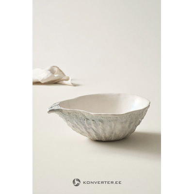 White-grey design bowl (naia) ø30cm