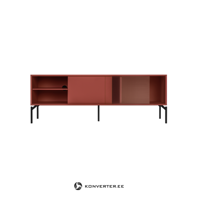 Red design TV stand met (noomaa) with beauty flaws