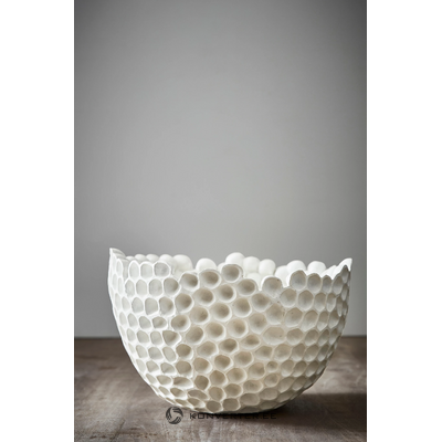 White decorative bowl (norah)